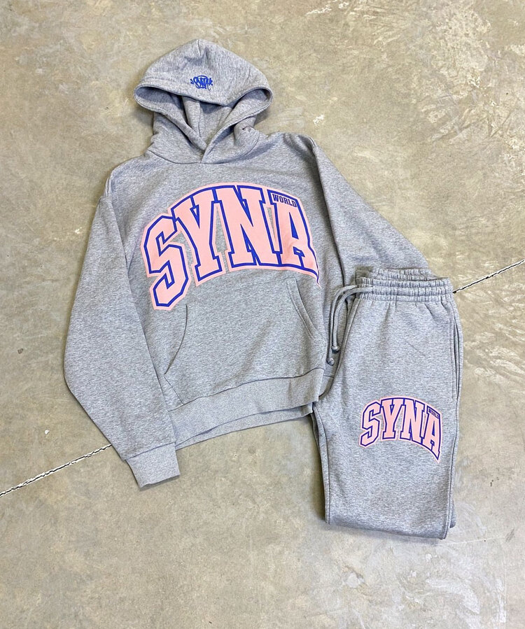 SynaWorld Grey sample tracksuit