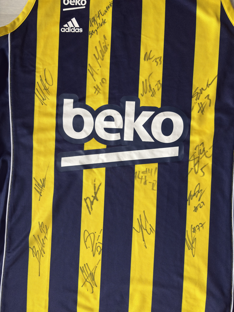 İmzalı Fenerbahçe Basket Orijinal Forması