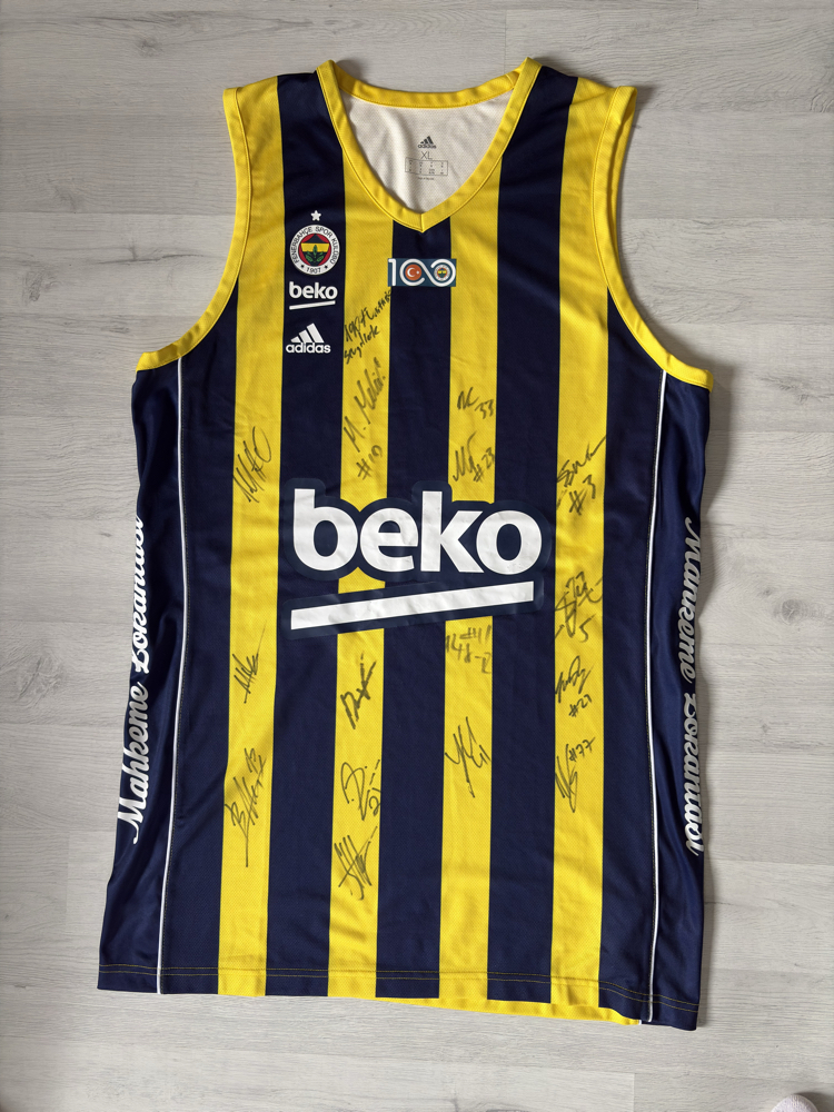 İmzalı Fenerbahçe Basket Orijinal Forması