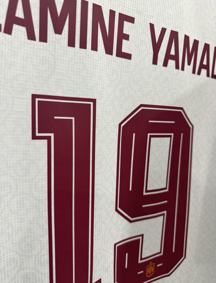 2027 İspanya Lamine Yamal Premium Petek Kumaş X 19