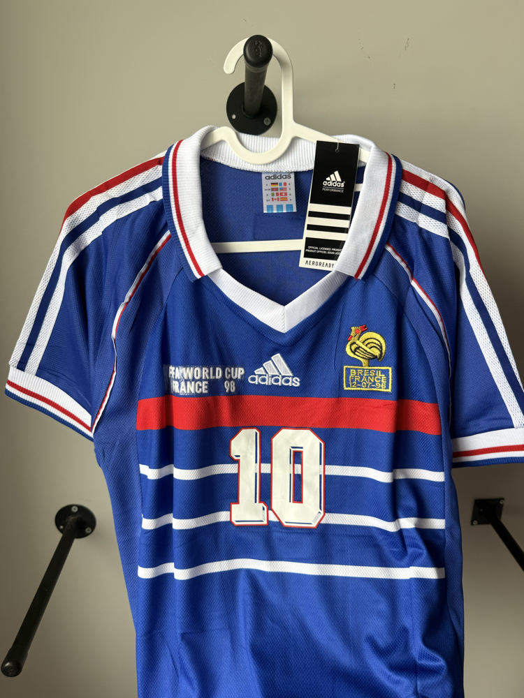 FRANSA RETRO 1998 DÜNYA KUPASI ZİDANE MAÇ FORMASI 