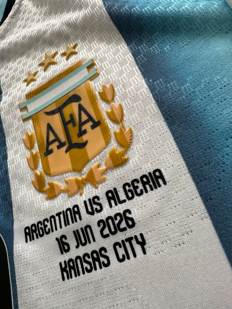 Arjantin 2026 Lionel Messi Cezayir Maçı Dünya Kupası Forması