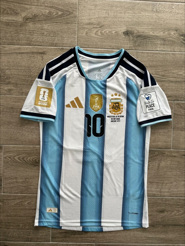 Arjantin 2026 Lionel Messi Cezayir Maçı Dünya Kupası Forması