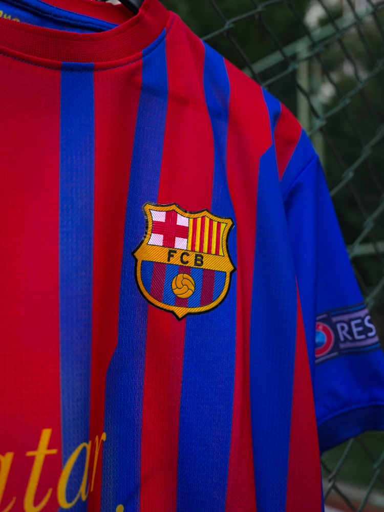 Premium Kalite Retro Forma Xavi #6 Barcelona 2011-2012
