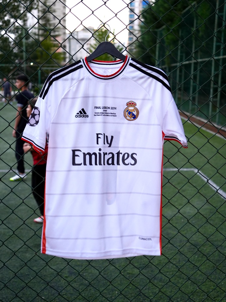 Premium Kalite Retro Forma Bale #11 Real Madrid 2013-14