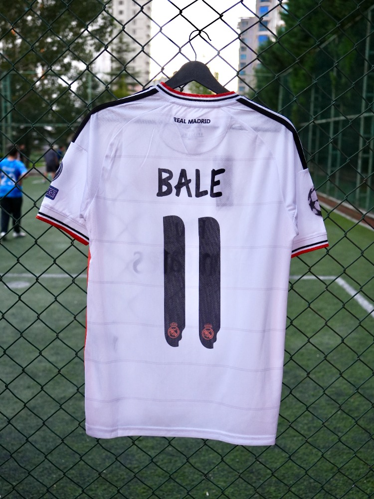 Premium Kalite Retro Forma Bale #11 Real Madrid 2013-14