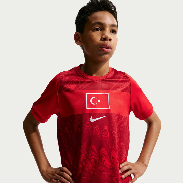 Türkiye Milli Takımı 2026 İç Saha Çocuk Kırmızı Forma 