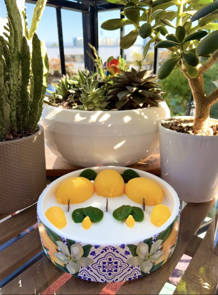 Amalfi Büyük Kase (Soya Wax)
