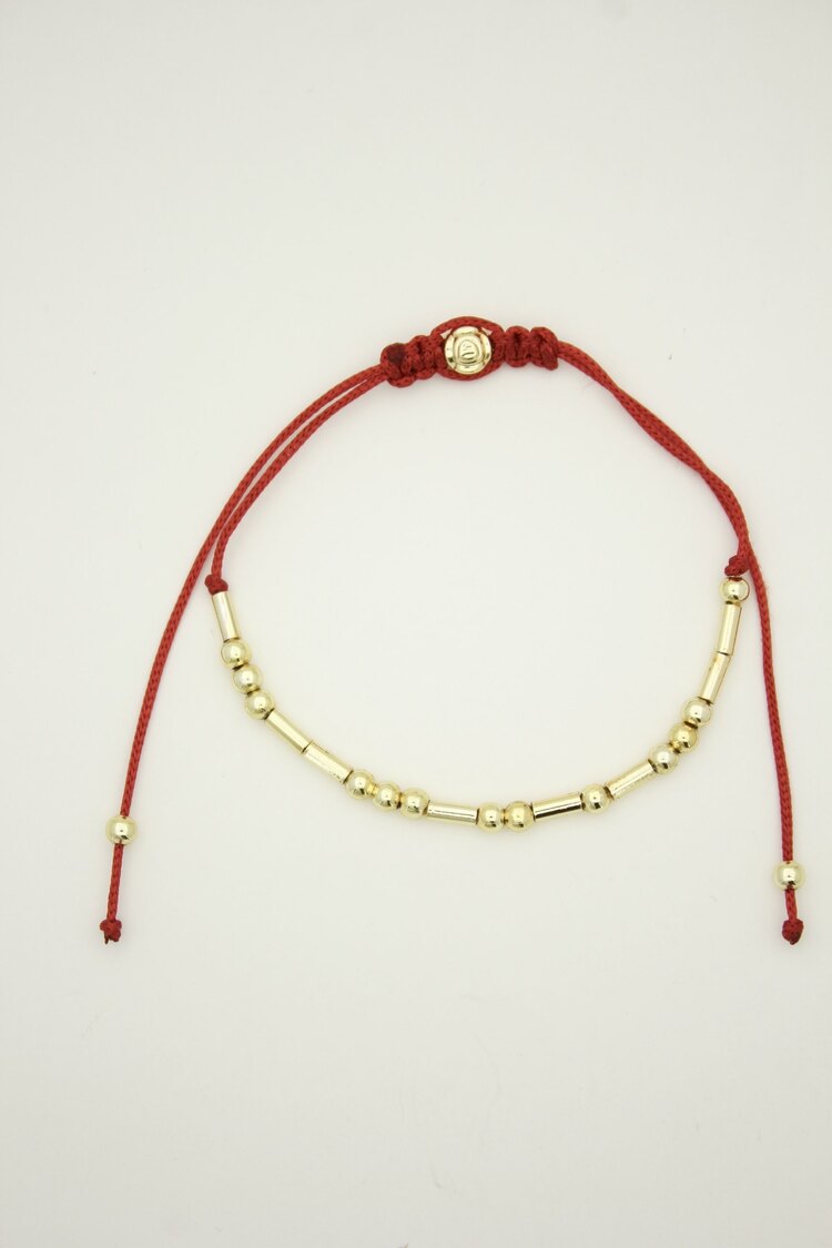 Morse Codes Bileklik | Gold | SANA ÖZEL