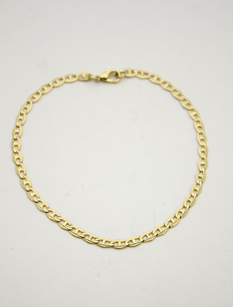 Desenli Zincir Halhal | Gold