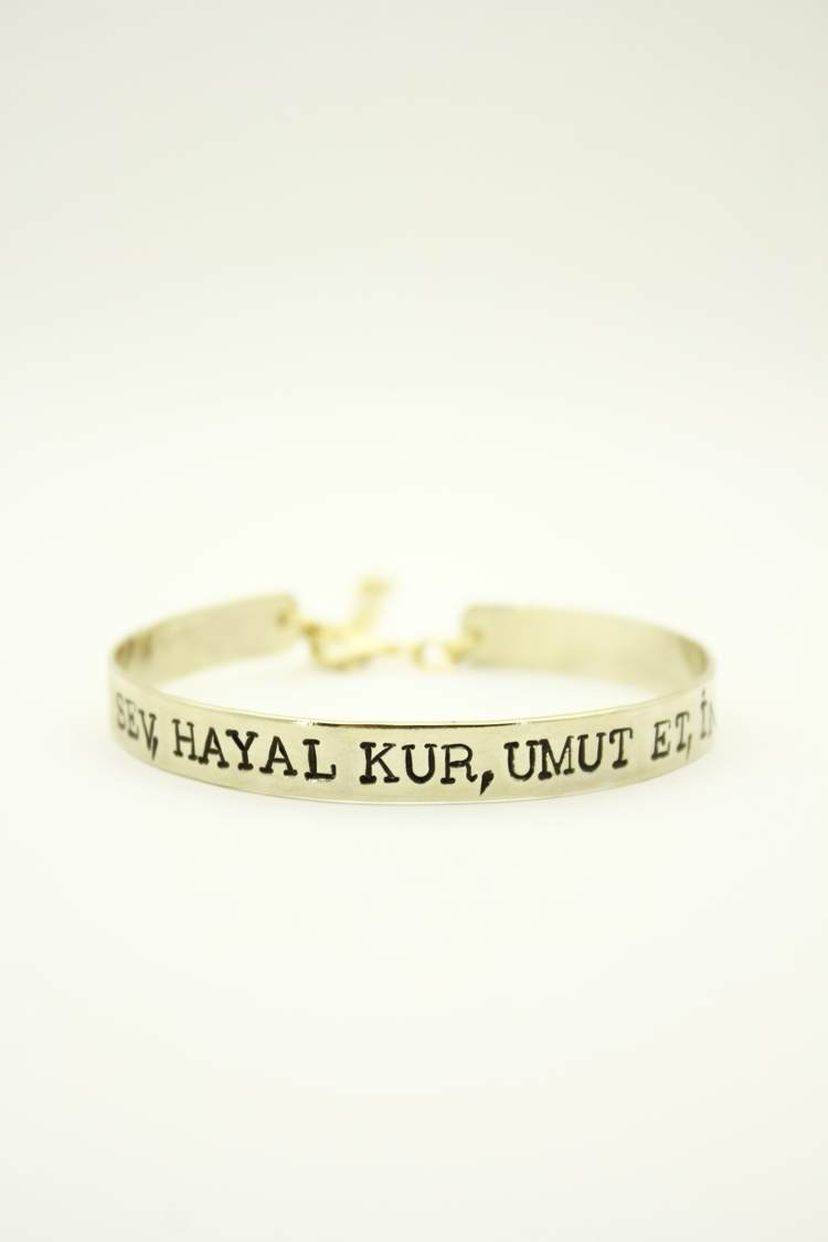 Kelepçe Bileklik | 7x155 | Gold | SANA ÖZEL