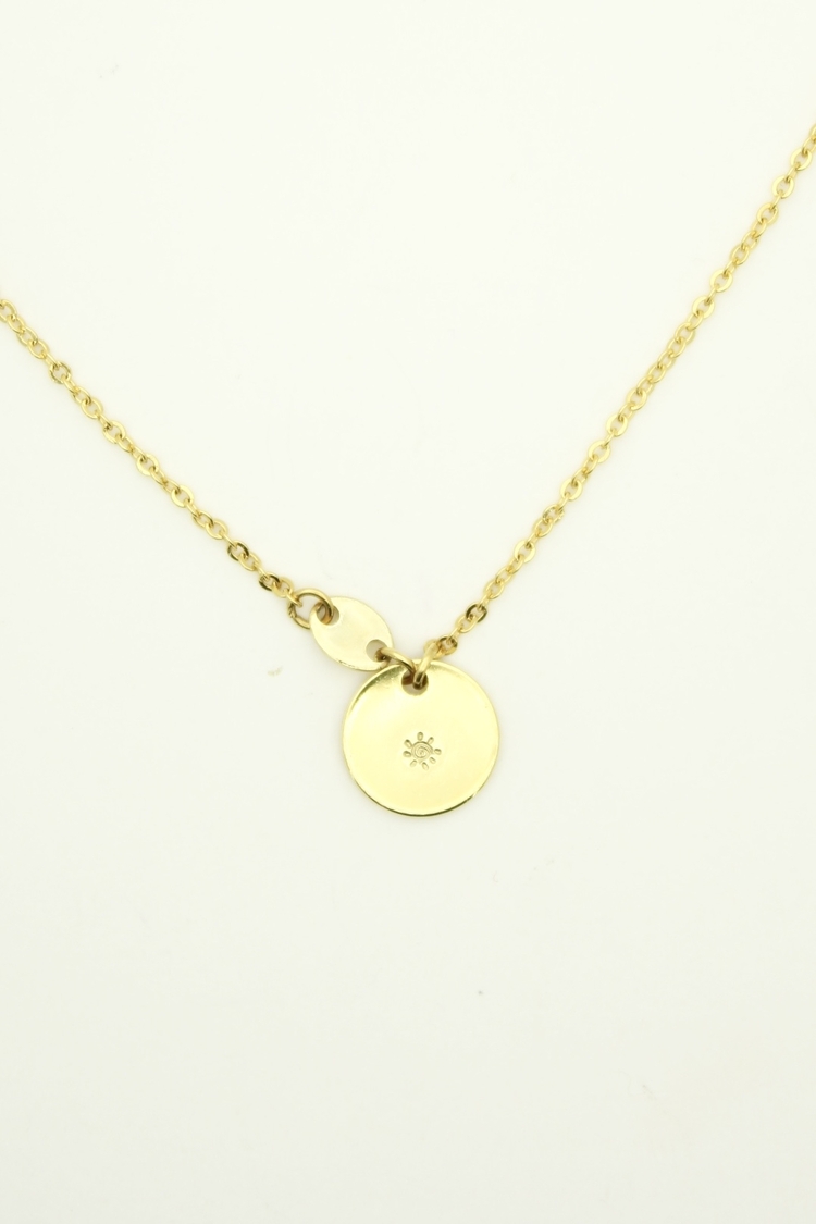 Mini Daire Kolye | Gold | SANA ÖZEL