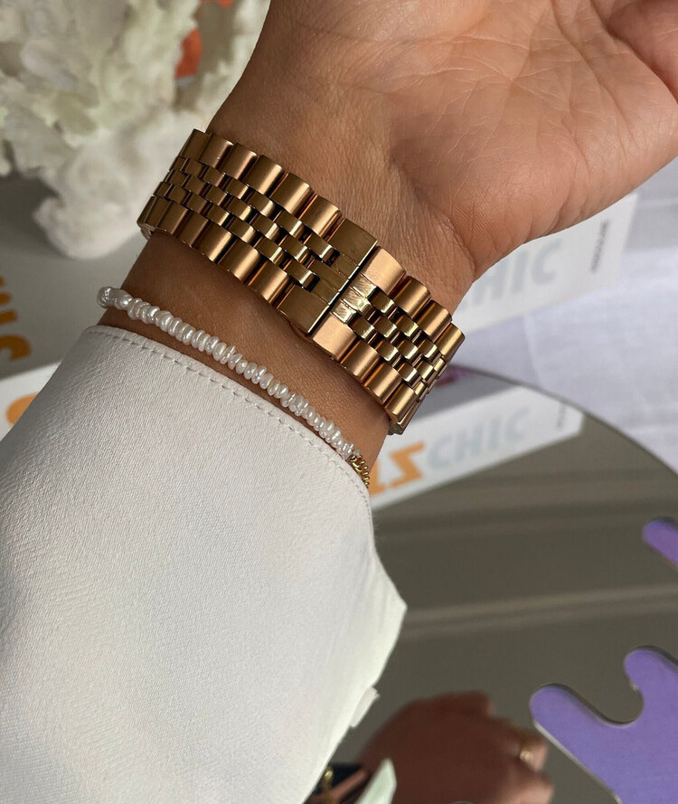 38-40-41 mm rose gold Rolex çelik kordon