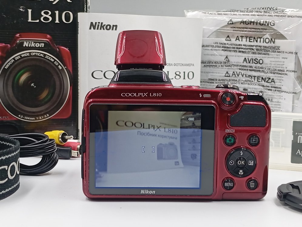 NİKON L810 16 MP 26x ZOOM FULL SET