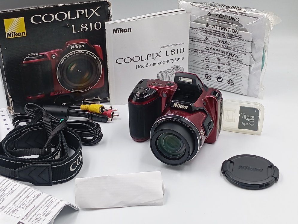 NİKON L810 16 MP 26x ZOOM FULL SET