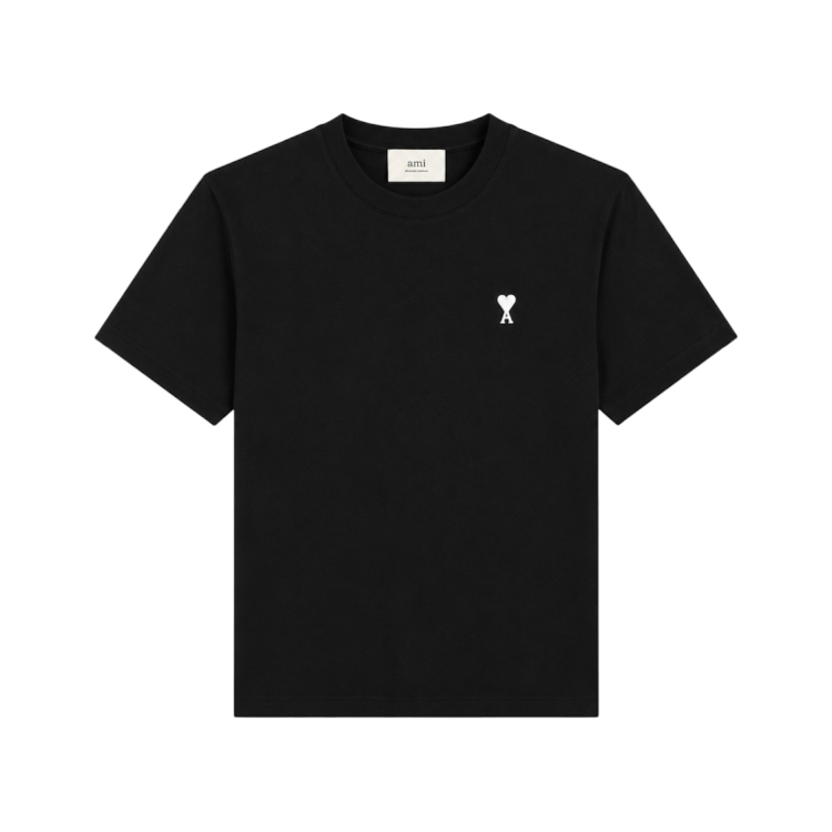 Ami Paris Mini Logo Black T-Shirt