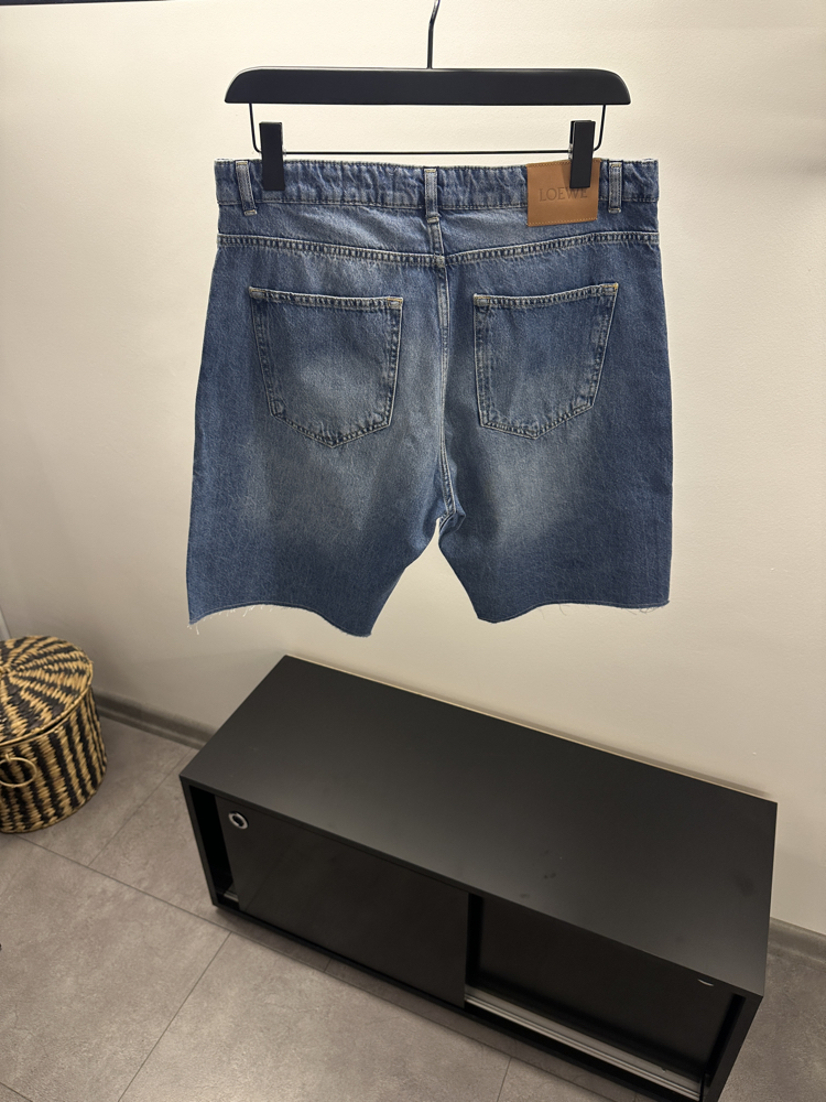 Loewe Anagram Denim Bowling Short