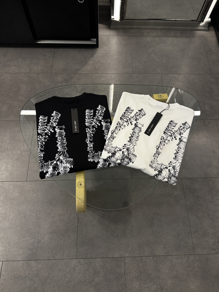 44 Label Group Çengel İğne Logo T-Shirt