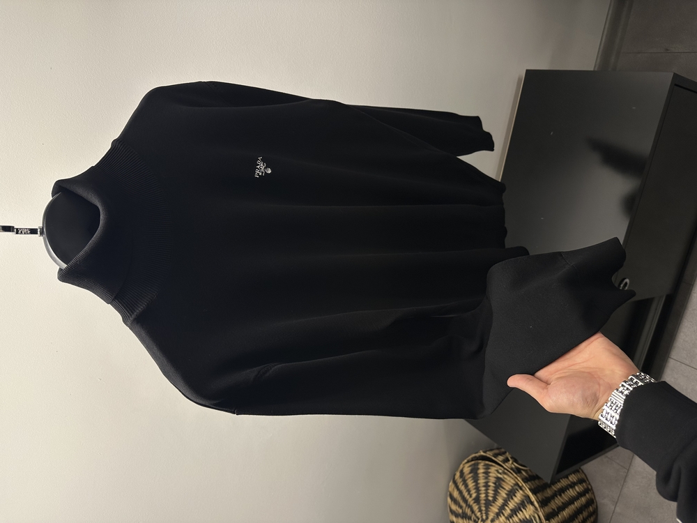 Prada turtleneck sweater Black knit & Jumper