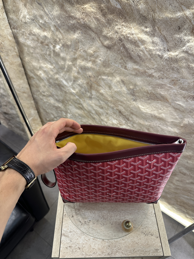 Goyard Bordo El Çantası 