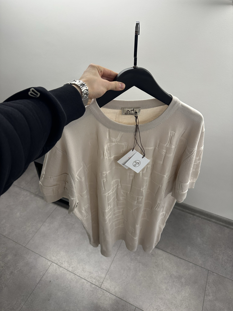 Hermés Crew-Neck Knit Shirt 
