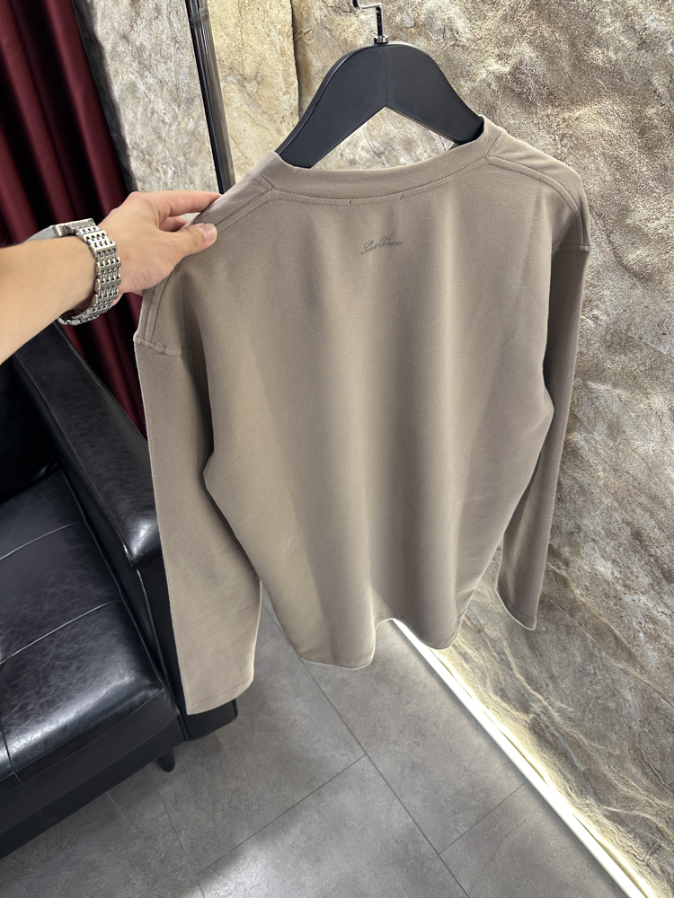 Loro Piana Bej Rengi Baharlık Sweatshirt 