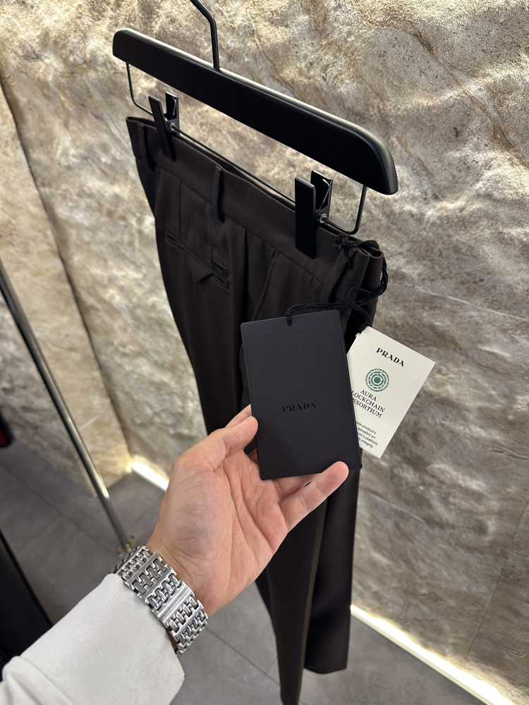 Prada Kahve Rengi Jogger Pantolon