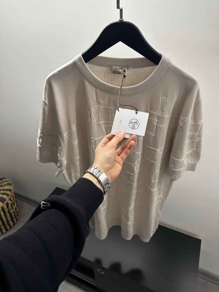 Hermés Crew-Neck Knit Shirt 