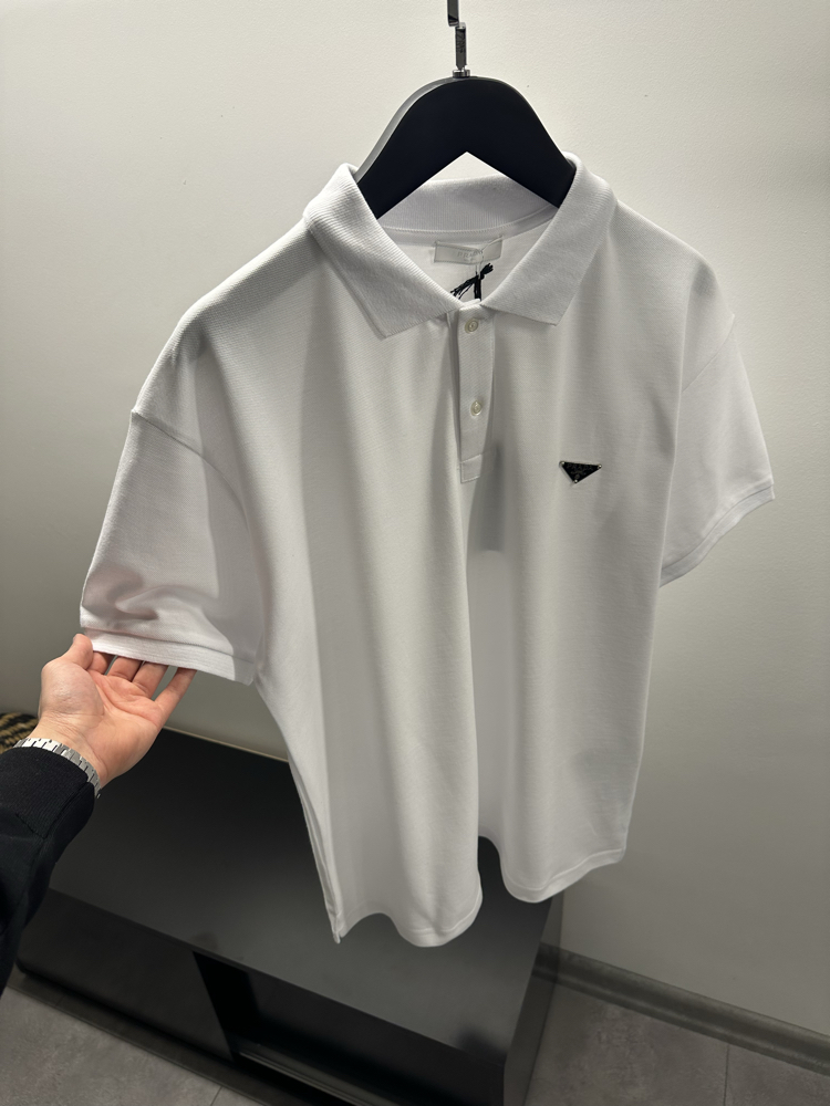 Prada Pique Polo Shirt