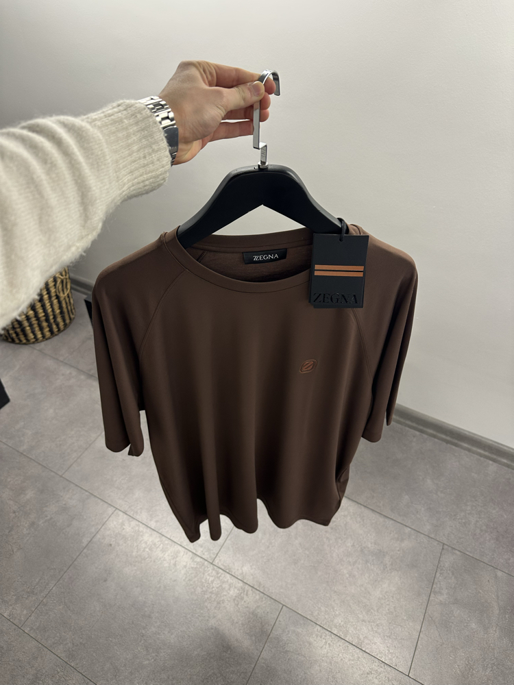 Zegna Logo Crew-Neck T-shirt
