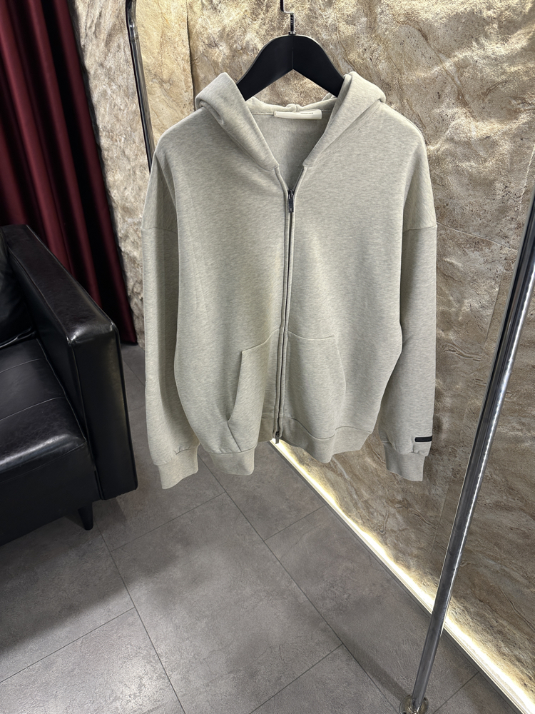 Essentials Fear Of God Kapüşonlü Fermuarlı Sweatshirt