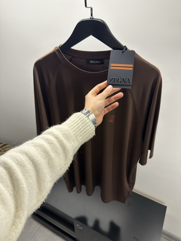 Zegna Logo Crew-Neck T-shirt