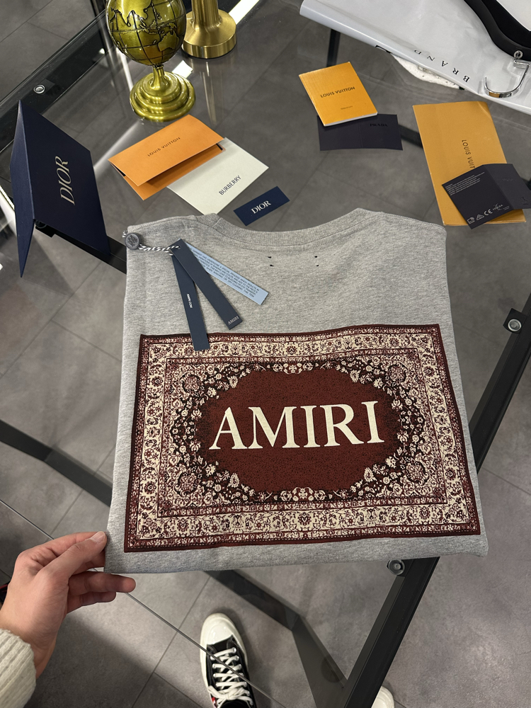 Amiri Printed Crew-Neck Logo T-Shirt