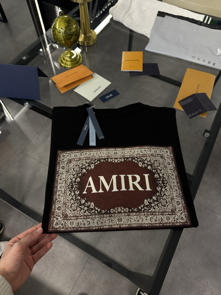 Amiri Printed Crew-Neck Logo T-Shirt