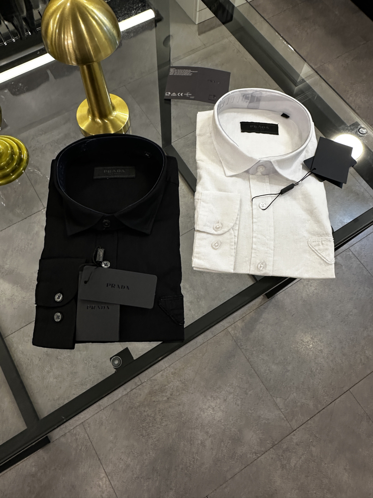 Prada White Linen Shirt