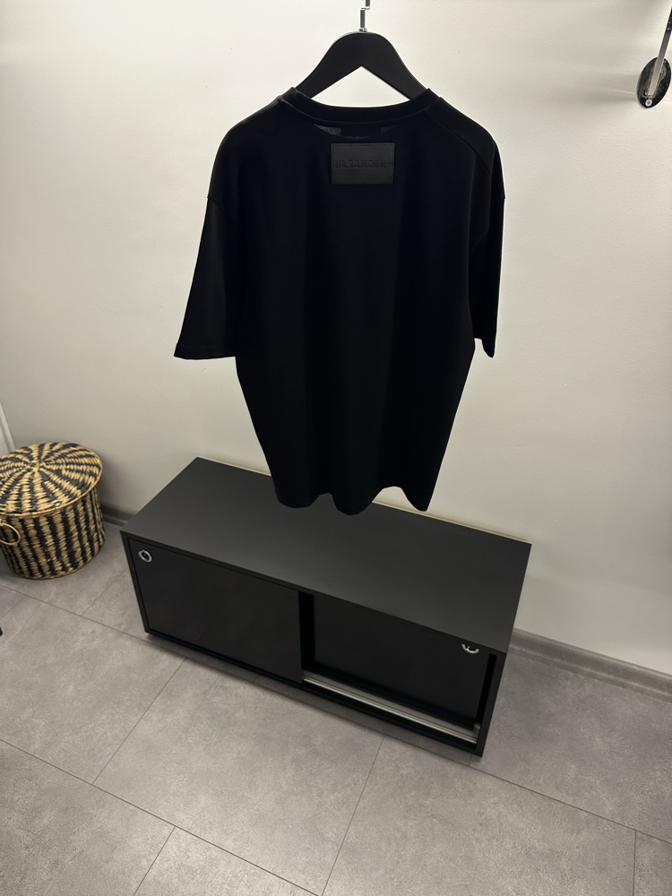 Jil Sander Crew Neck Back Logo T-Shirt