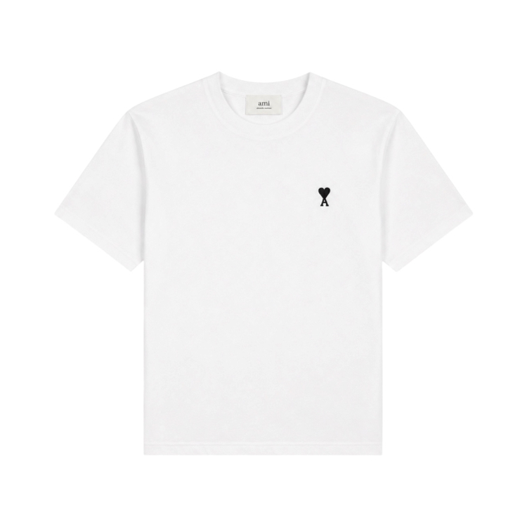 Ami Paris White Mini Logo T-Shirt