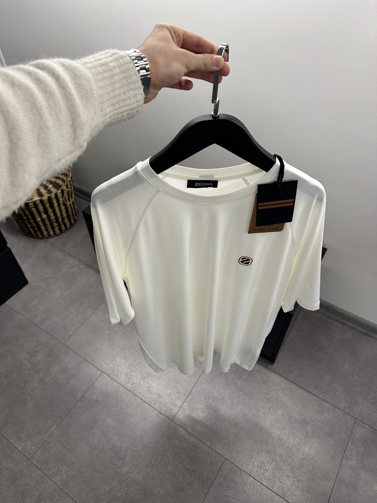 Zegna Logo Crew-Neck T-shirt