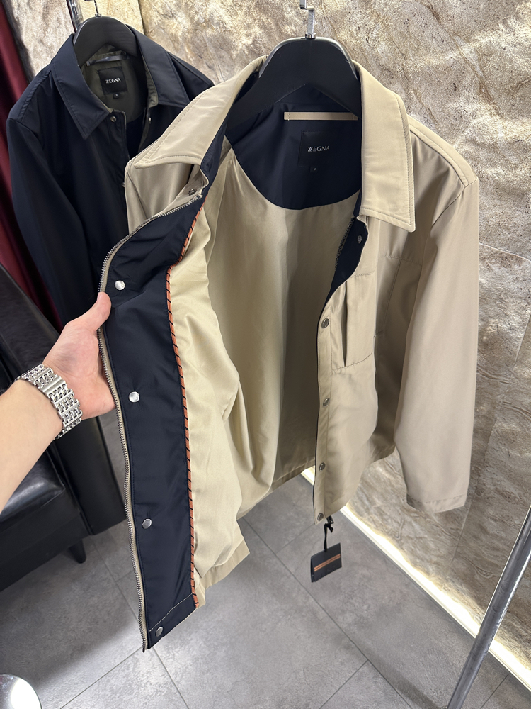 Zegna Bej İnce Mevsimlik Ceket