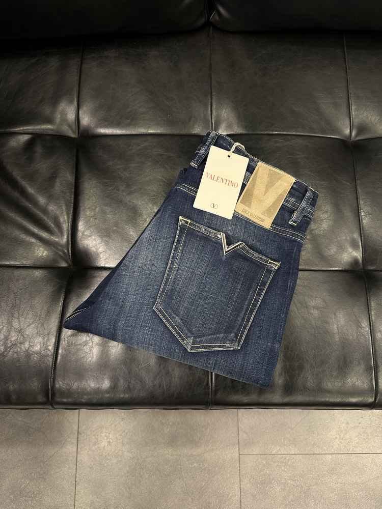 Valentino V Logo Blue Jean