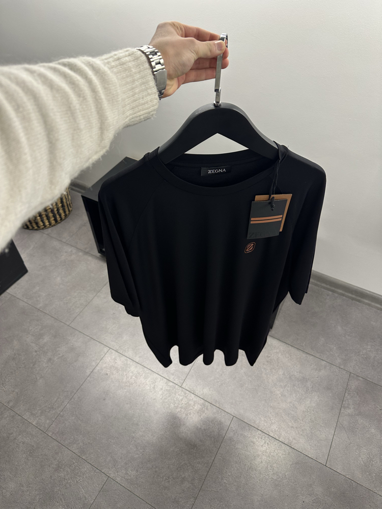 Zegna Logo Crew-Neck T-shirt