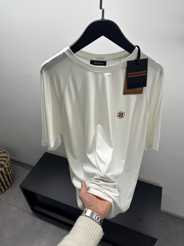 Zegna Logo Crew-Neck T-shirt