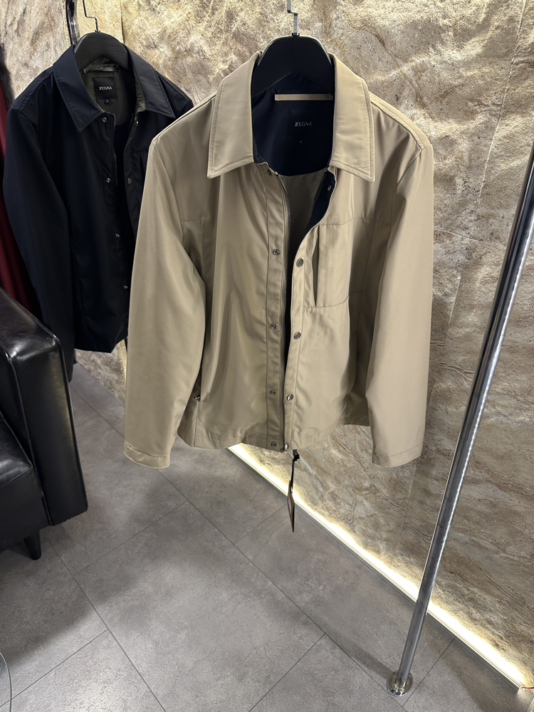 Zegna Bej İnce Mevsimlik Ceket