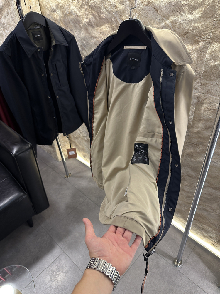 Zegna Bej İnce Mevsimlik Ceket
