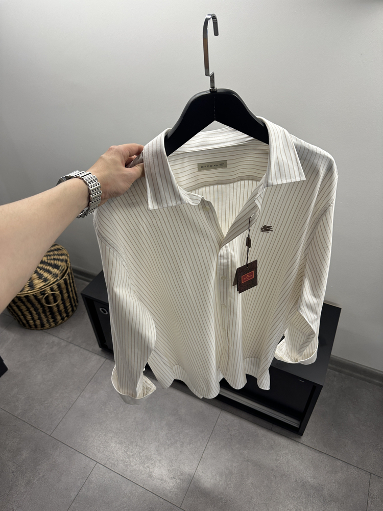 Etro Stripped Logo Shirt