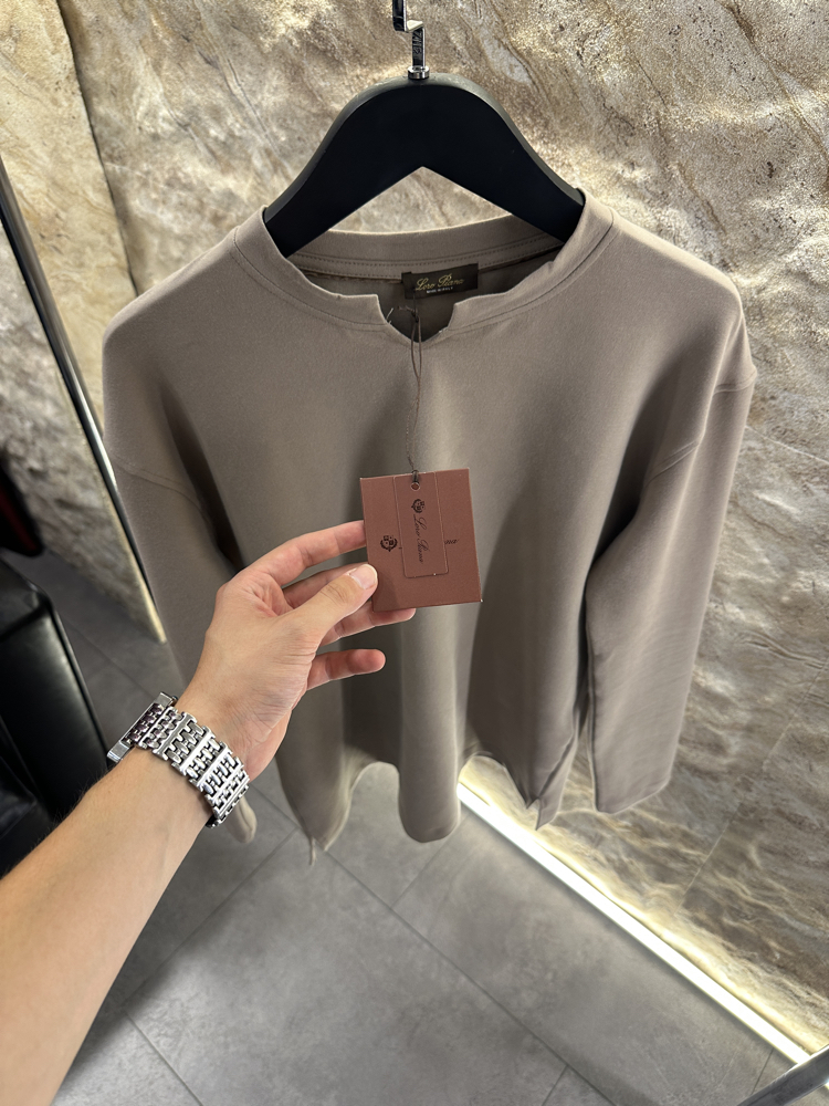 Loro Piana Bej Rengi Baharlık Sweatshirt 