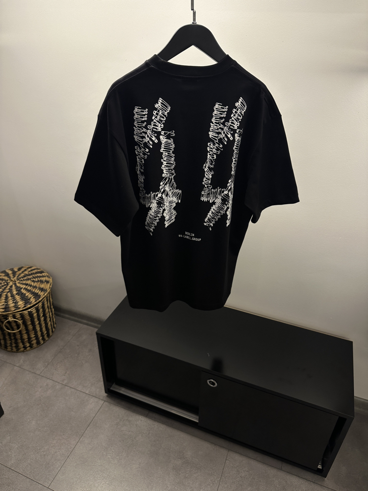 44 Label Group Çengel İğne Logo T-Shirt