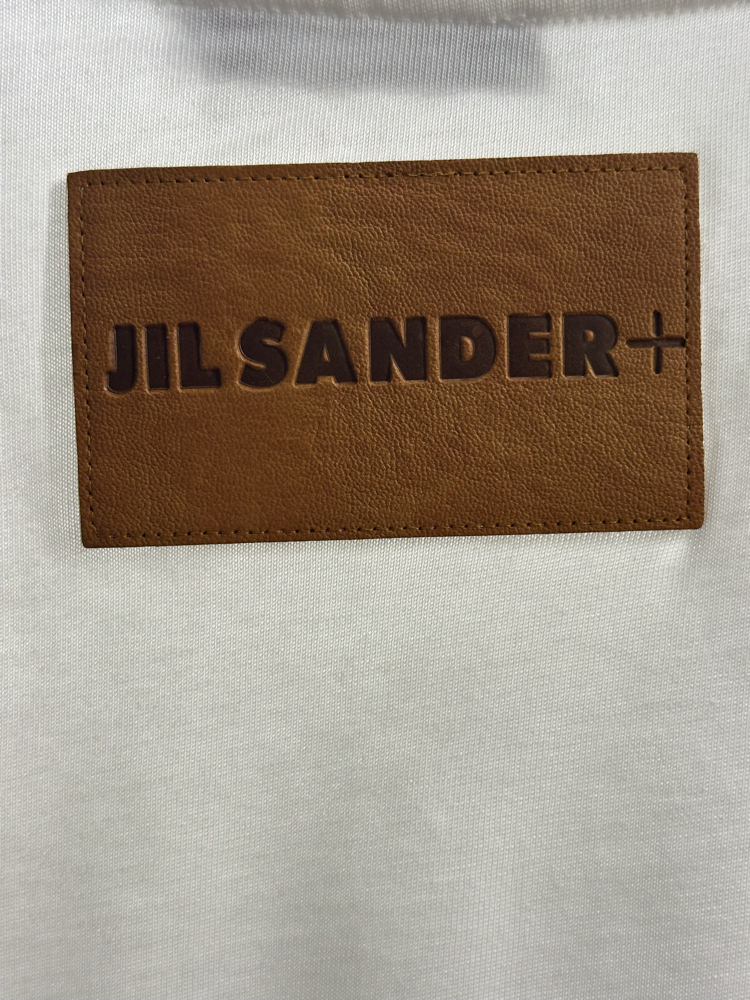 Jil Sander Crew Neck Back Logo T-Shirt