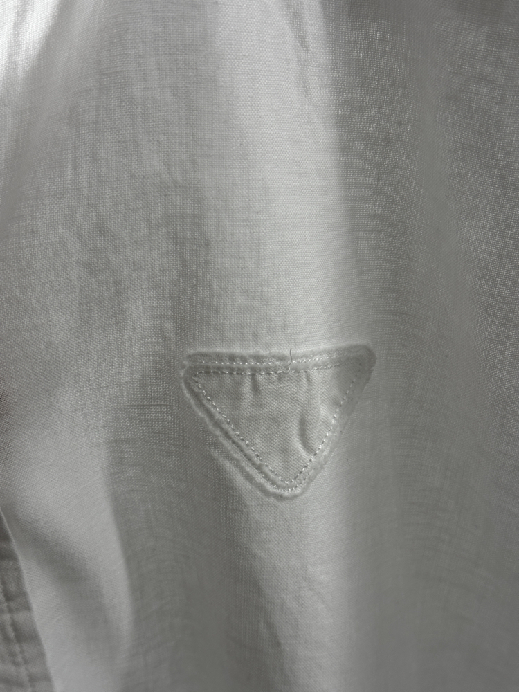 Prada White Linen Shirt