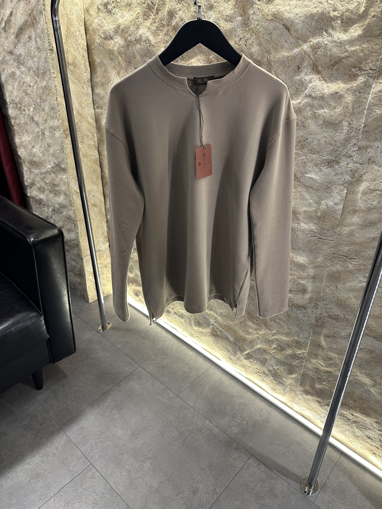 Loro Piana Bej Rengi Baharlık Sweatshirt 